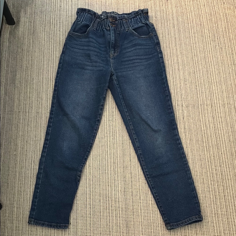 Target Paper Bag High-Waisted Jeans